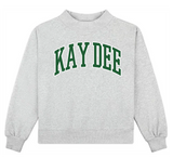 Sorority Embroidered Mockneck - Greige Goods