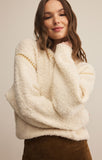 Romnie Whipstitch Sweater - Greige Goods