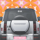Sorority Car Decal - Greige Goods