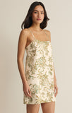 Maude Tiki Tide Mini Dress - Greige Goods