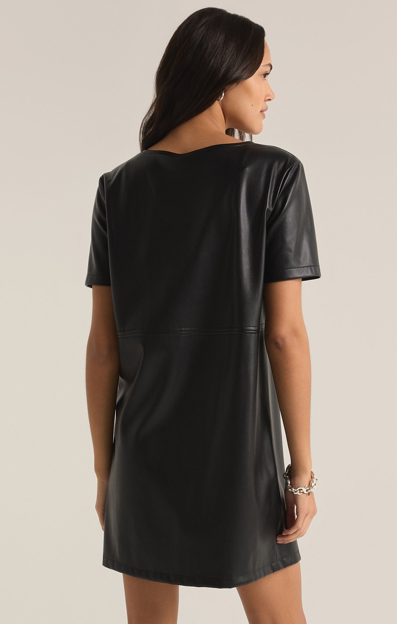 London faux leather dress (Small) London faux leather dress (Small)