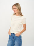 Cable Knit Top - Greige Goods