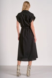 Black Collared Midi Dress - Greige Goods