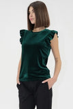 North Velvet Top - Greige Goods