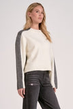 Colorblock Crewneck Sweater - Greige Goods