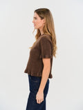 Cocoa Ruffle Sweater