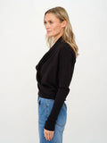 Ellie Criss Cross Cardigan - Greige Goods