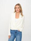 Ellie Criss Cross Cardigan - Greige Goods