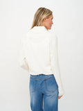 Ellie Criss Cross Cardigan - Greige Goods
