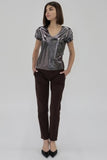 Lumi Metallic Top - Greige Goods