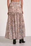 Tiered Printed Maxi - Greige Goods