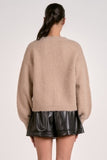 Front Tie Sweater Cardigan - Greige Goods