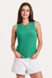 Cora Sleeveless Tank - Greige Goods