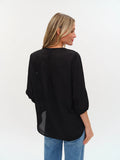 Vanessa Blouse - Greige Goods