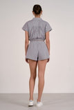 Smocked Shorts - Greige Goods
