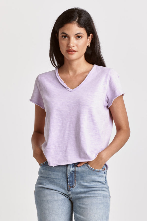 Vanya Sheer Top - Greige Goods