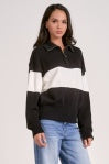 Black & White 1/4 Zip - Greige Goods