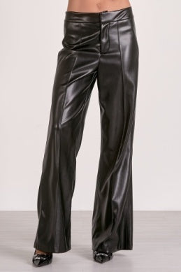 Pleather Long Pant - Greige Goods