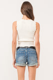 Padma Scallop Tank - Greige Goods