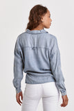 Ariana Denim Top - Greige Goods