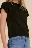 Short Sleeve Crewneck Sweater