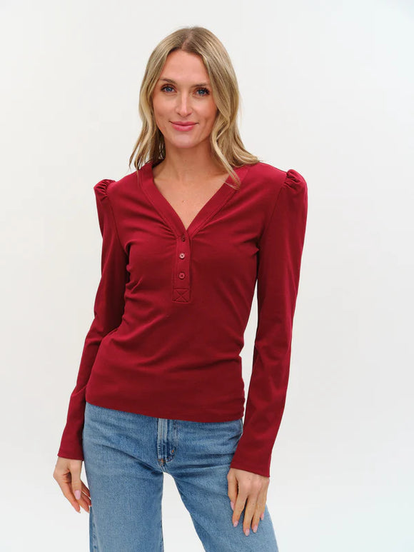 Emily Ribbed Top - Greige Goods