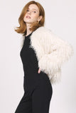 Rosalind Fringe Jacket - Greige Goods