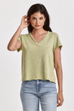 Vanya Sheer Top - Greige Goods