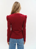 Emily Ribbed Top - Greige Goods