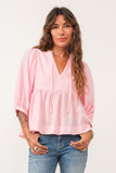 Malia Relax Top - Greige Goods