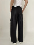 Coated Wide Leg Pant