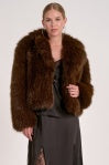 Faux Fur Jacket - Greige Goods