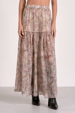 Tiered Printed Maxi - Greige Goods