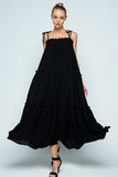 Ruffle Tiered Maxi Dress - Greige Goods