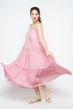 Ruffle Tiered Maxi Dress - Greige Goods