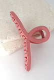 Twisted Matte Hair Clip - Greige Goods