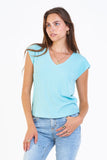 Uri Thermal V-Neck Top - Greige Goods