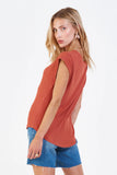 Uri Thermal V-Neck Top - Greige Goods