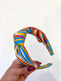 Multi Striped Knotted Headband - Greige Goods