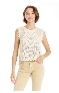 Trisha Knit Tank - Greige Goods