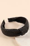 Straw Top Knot Headband - Greige Goods